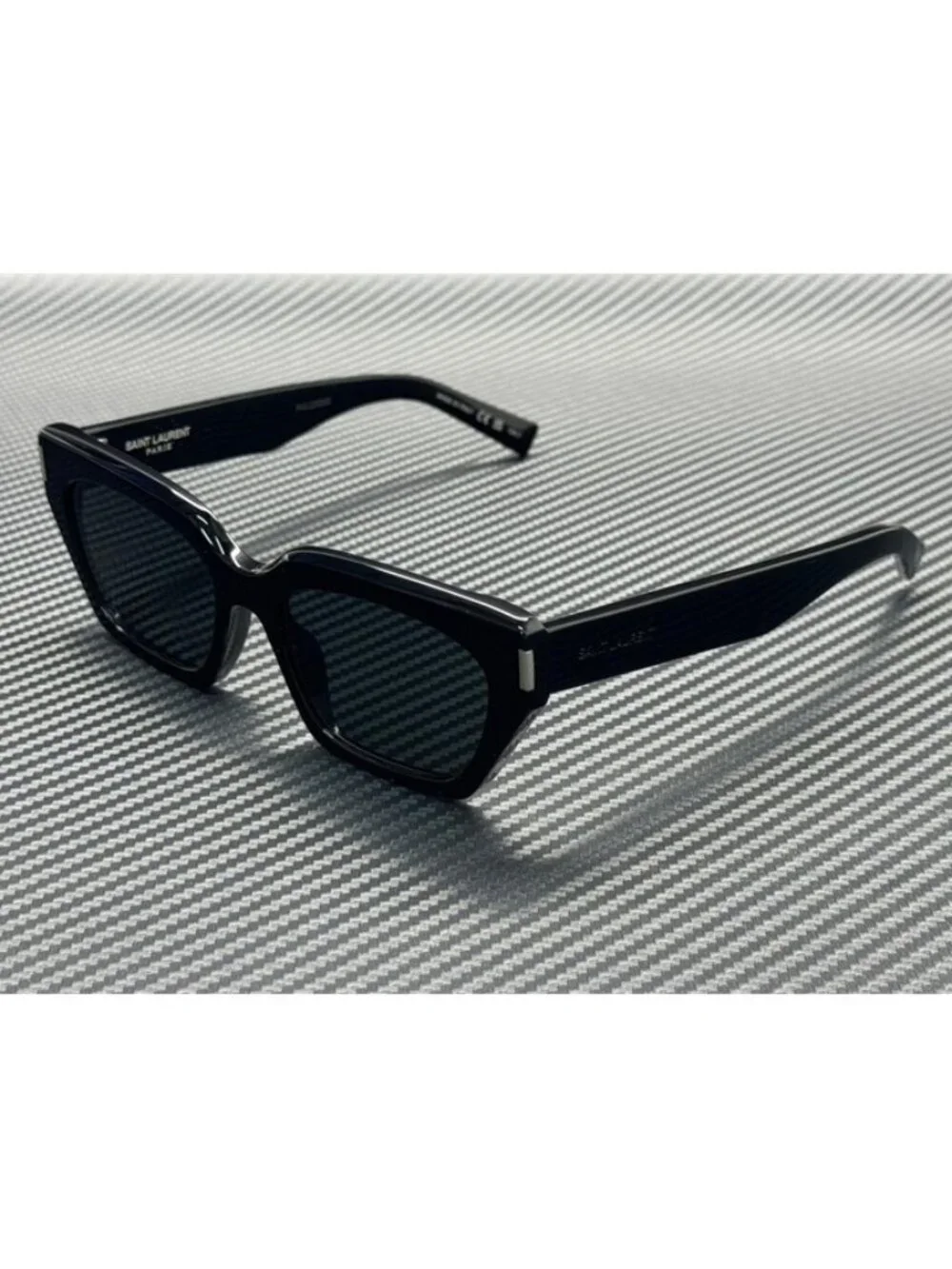 New Saint Laurent Women Black Sunglasses 55-18-145